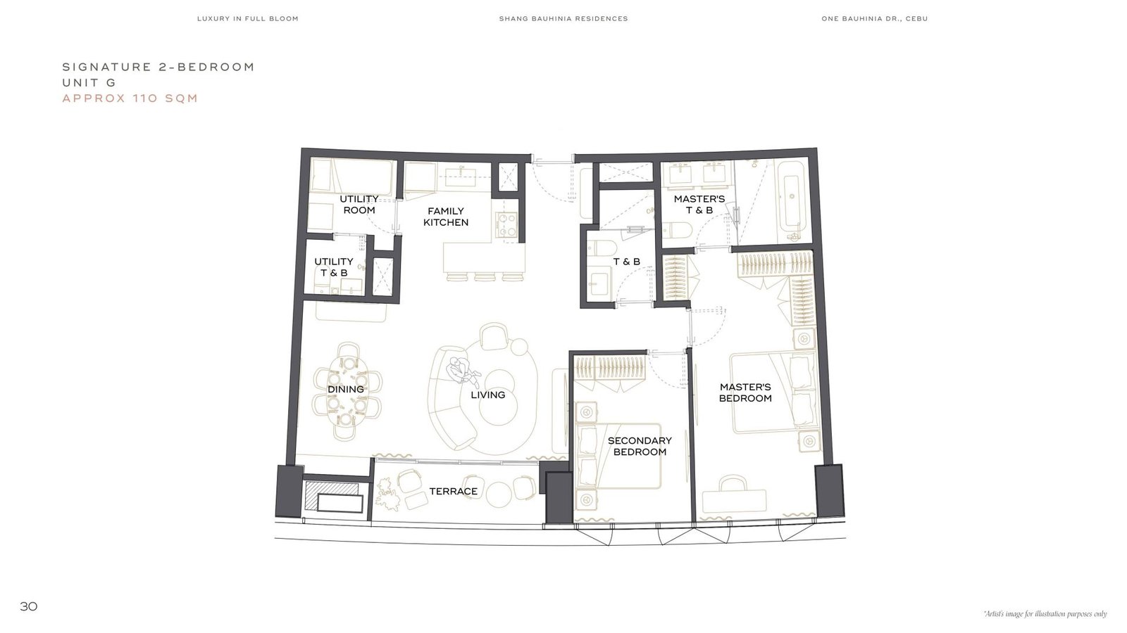 SBR Signature - 2Bedroom 110 sqm